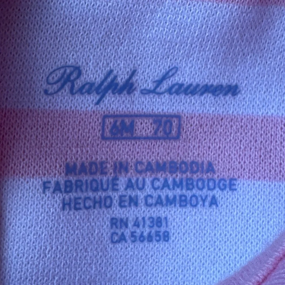 Ralph Lauren Pink Stripe Ponte Dress size 6 Months